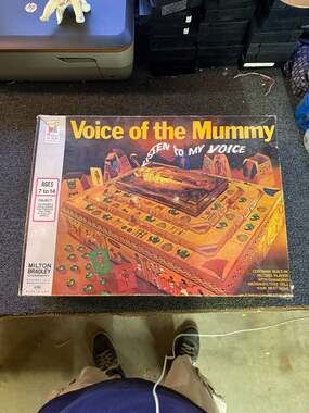 Vintage Milton Bradley (1971) Voice of the Mummy Board Game *Missing Pieces*